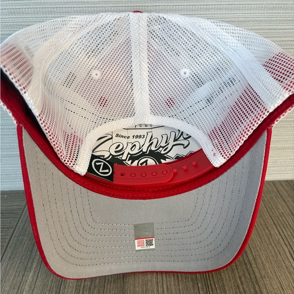 NEW Zephyr Men's Nebraska Cornhuskers Adjustable Snapback Hat Big Rig NCAA - Picture 3 of 4